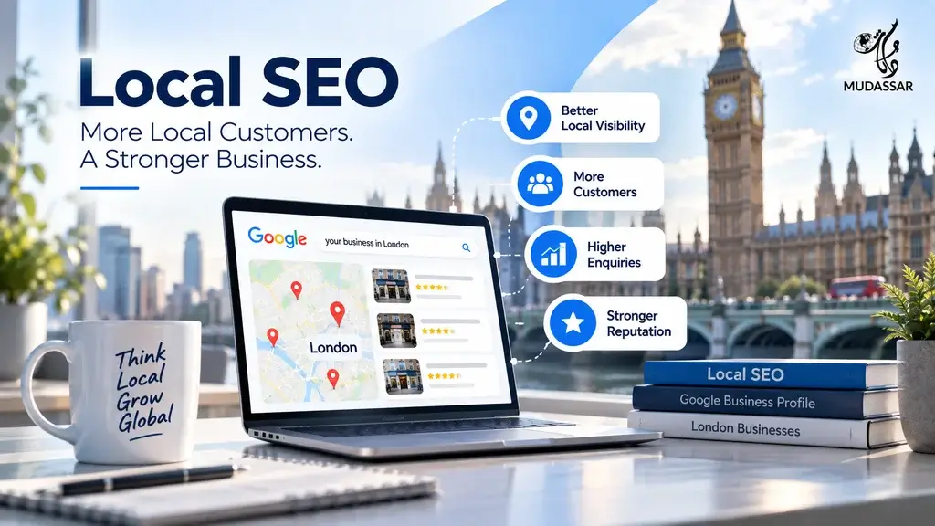 Local SEO for London businesses improving Google Maps visibility and local search rankings